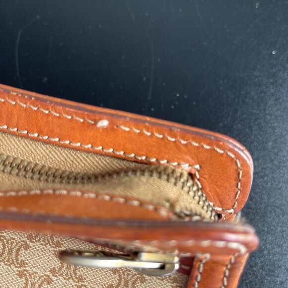CELINE Vintage Macadam Clutch/Second Bag w/ Strap - Preowned - Picture 8 of 15